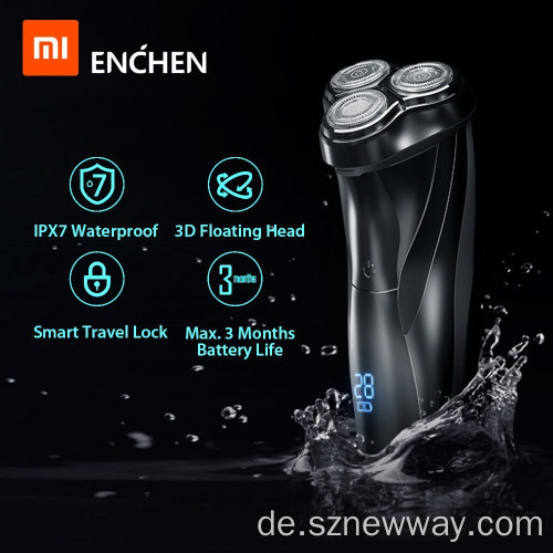 Xiaomi Youpin Enchen Bart Rasierer schwarzer Stein 3